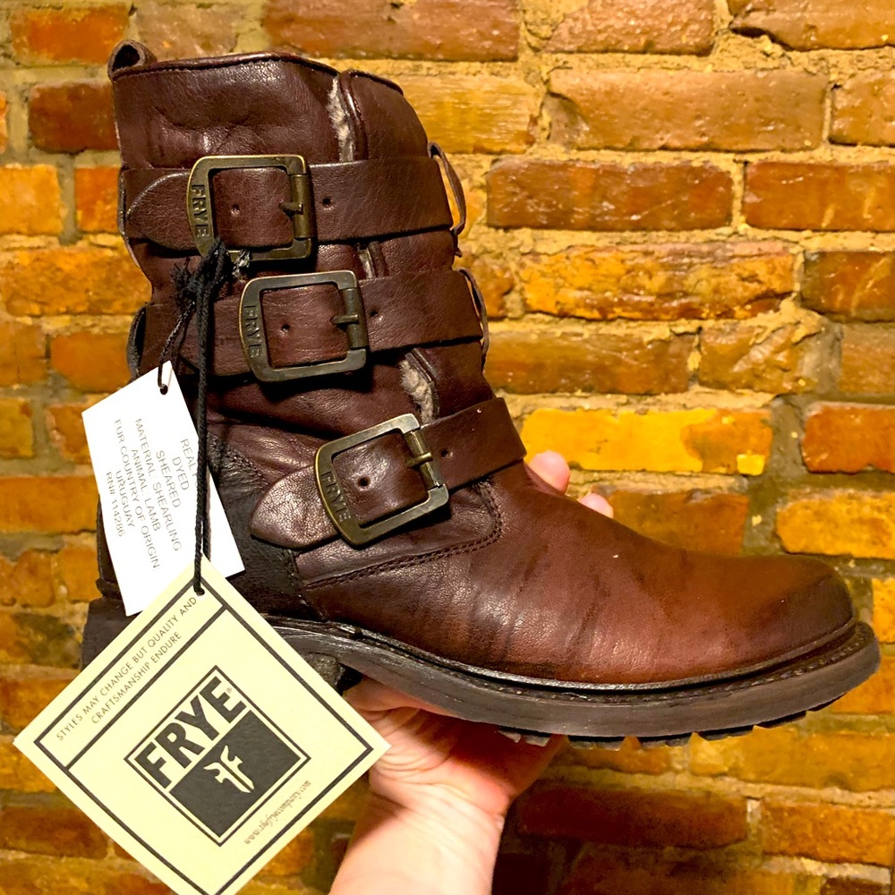 Frye Valerie Boots - NIB w shearling lining